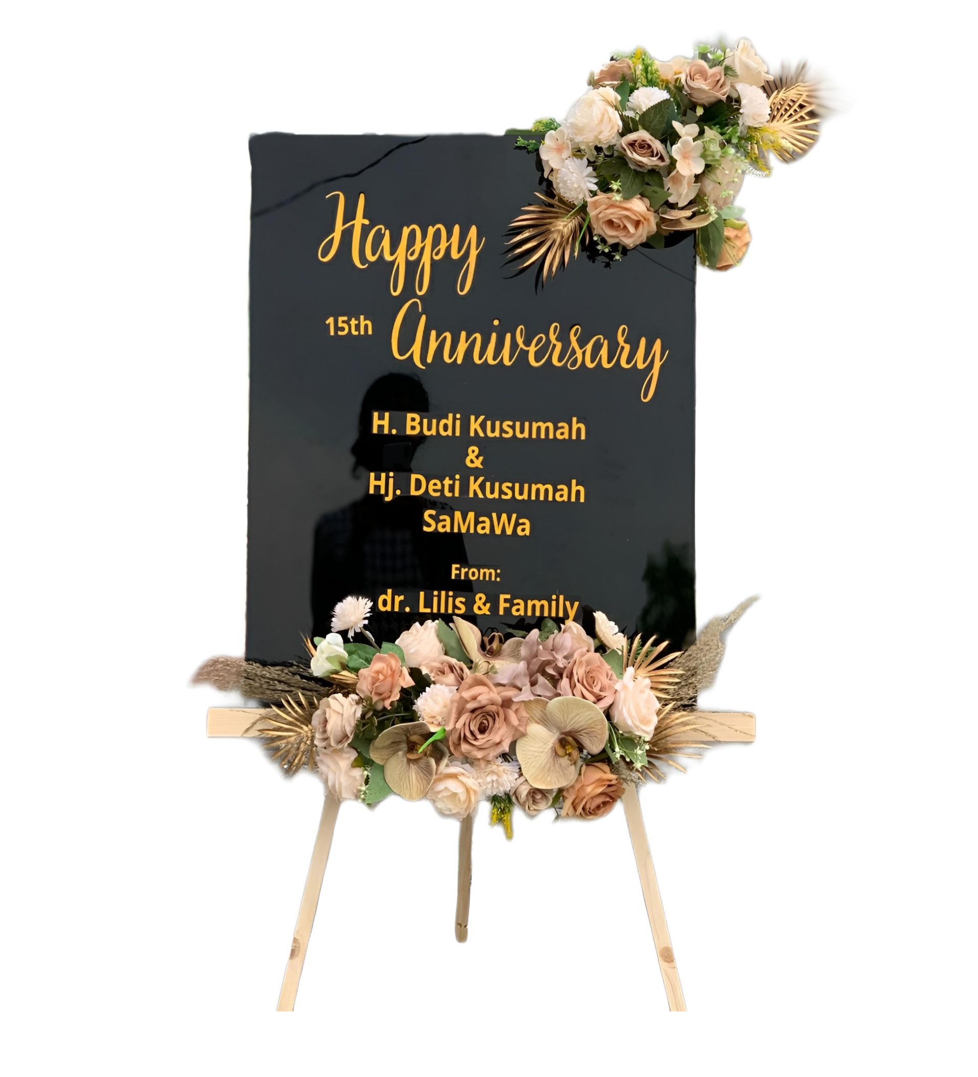 Papan Bunga Akrilik Loa Janan Ilir