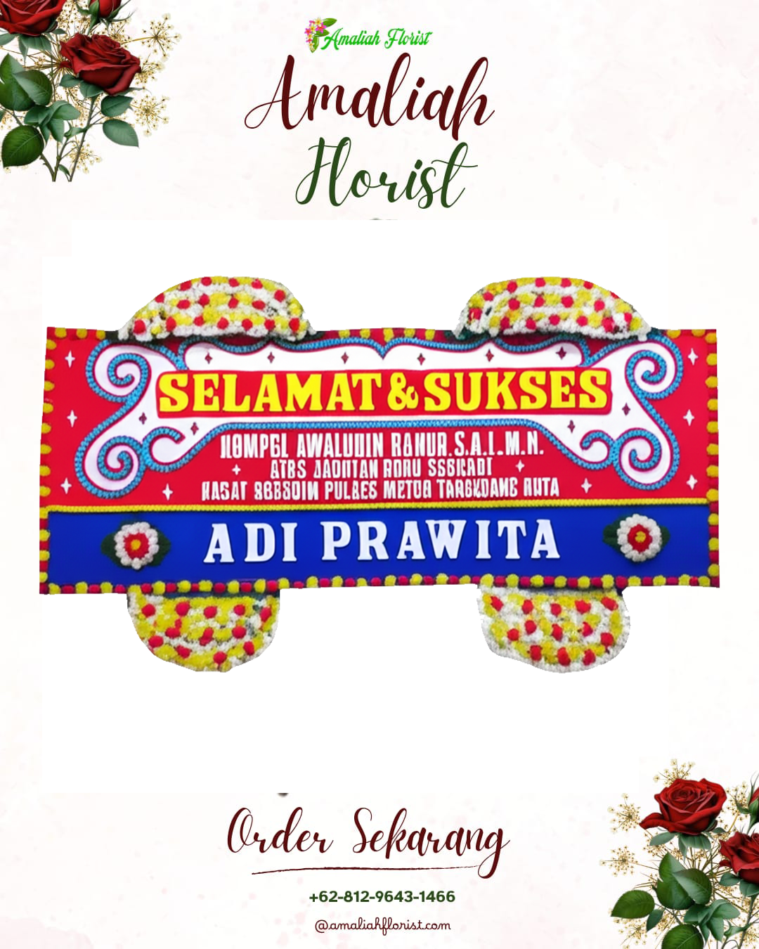 Papan Bunga Ucapan Selamat Loa Janan Ilir